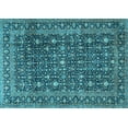 thumbnail image 1 of Ahgly Company Indoor Rectangle Persian Light Blue Traditional Area Rugs, 8' x 12', 1 of 4