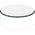 thumbnail image 2 of Plymor Clear Acrylic Cylinder Display Riser with Mirror Top, 2" H x 5" D (2 Pack), 2 of 3