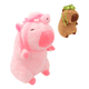 thumbnail image 1 of 35cm Peluche Capibara Con Mochila Tortuga Regalos Para Bebés Xtellar rosa, 1 of 4