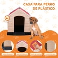 thumbnail image 2 of Casa Para Perro Chica Poli Pets Berlín Color Rojo, 2 of 7