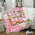 thumbnail image 2 of Flamingo Blanket Throw,Flamingo Gifts for Women,Pink Flamingo Gifts for Girls Blanket,Flamingo Christmas Decorations Gifts,Cozy Flamingo Themed Gifts Blanket for Sofa Couch Beds Décor, 2 of 6