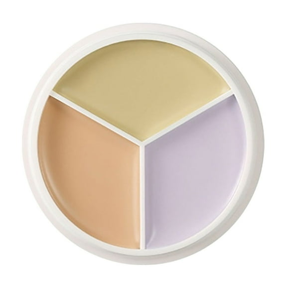HYLLai Tricolor Concealer Palette for Dark Circles, Spots & Blemishes, Lightweight & Long-Lasting Coverage, Blendable Formula for All Skin Tones, Non-Clogging & Smudge-Proof (B)