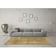thumbnail image 3 of Ahgly Company Indoor Square Abstract Brown Modern Area Rugs, 8' Square, 3 of 4