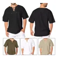 thumbnail image 4 of Camisa De Manta Hombre Playa Descanso Yoga Fresca Cómoda, 4 of 6