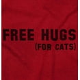 thumbnail image 2 of Free Hugs for Cats Cute Pet Lover Women's Graphic T Shirt Tees Brisco Brands M, 2 of 6