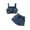 A-5329Blue, variant on MEZZALL Kids Casual Short Sleeve Two Piece Outfits Sets Boys Girls Comfortable Everyday Wear Summer Outfits Toddler Dailywear Boho / 3-4 Years