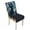 Black Cat Starry Night, variant on TSOVTHRID Deer Forest Camo Hunting Print Quilted Dining Room Chair Covers Stretchy Chair Cushion Slipcovers with Detachable Strap Universal Seat Cushion Covers for Kitchen, Set of 1