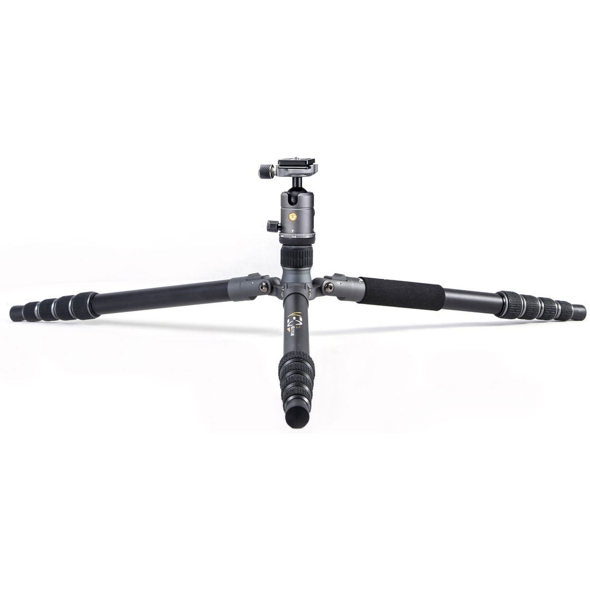 Vanguard VANGUARD VEO3GO235AB Compact Aluminum Travel Tripod with Ball Head, Monopod Option, Smart Phone Holder and Bluetooth Remote, Black