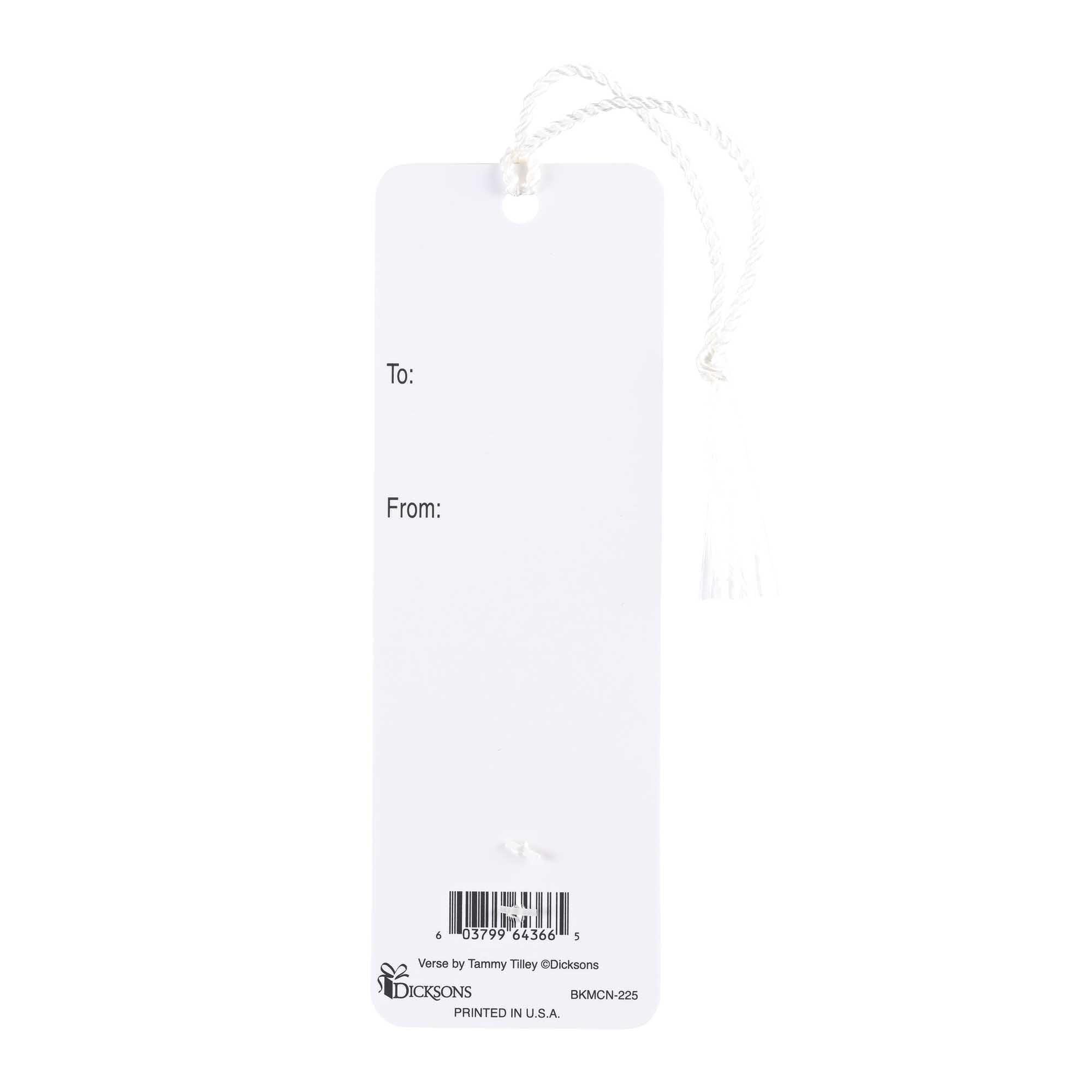 Dicksons Friends Perfect Reflection, Multicolor 6 x 2 Inch Paper Tassel Bookmark with Coin; Pack of 15