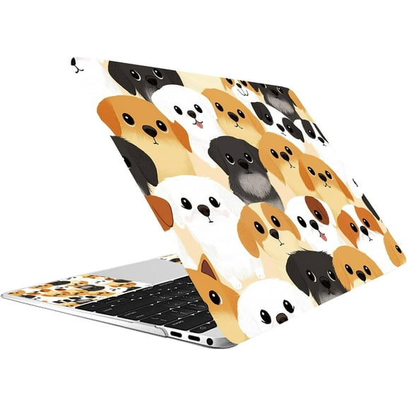 Netbook Skin Sticker Dog Decal Laptop Stickers Decal Notebook Skin Cover Universal Reusable Notebook PC Art Personalized Protector Computer Tablet PC Universal 15×10.6In