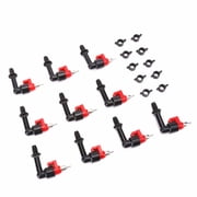 NFTIGB 10Pcs Automatic Rabbit Nipple Drinker Feeder Mouse Rabbit Waterer Poultry Watering System Livestock Dispenser Farm Animal Supplies, 7.08 inches / 18.00 cm Length