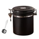 thumbnail image 5 of Almacenamiento de granos de café con extractores Gadgets con una cuchara Café Hermético Té Azúcar negro.5L, 5 of 9