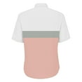 thumbnail image 5 of frariair Women's Breathable Linen Blend Short Sleeve Shirt For Casual Office & Spring Outings Pink, 5 of 5