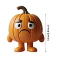 thumbnail image 2 of Halloween Pumpkin Statue Desktop Resin Pumpkin Statue Desktop Logo Halloween Party Shelf Interior, 2 of 4