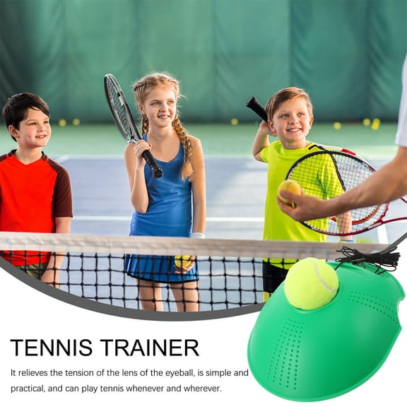 TABLZONE 1Set Tennis Practice Equipment for Sports Portable Trainer with Elastic Cord