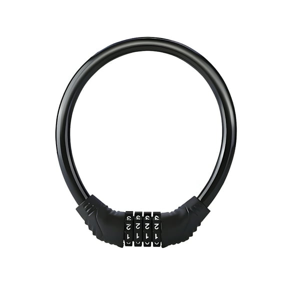 MELIVO Bike Lock,15.75" Bike Lock Cable,Cable Bicycle Lock Motorcycle Lock,Black