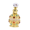 thumbnail image 4 of Botella de perfume vacía, portátil, para viaje, regalo, elegante, a prueba de fugas, versátil. Oro, 4 of 8