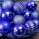 thumbnail image 4 of Advancent 34 Uds bola de Navidad árbol de Navidad colgante bola de adorno de plástico hogar Oficina Navidad boda vacaciones decoración Kits de decoración para fiestas azul Advancent HA8971-02B, 4 of 6