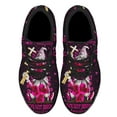 thumbnail image 2 of Breast Cancer Awareness Shoes Sneakers for Women Men Black Size 10.5, 2 of 7