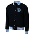 thumbnail image 2 of Men's Sport Design Sweden Navy Manchester City Free Kick Fleece Varsity Sweater, 2 of 4