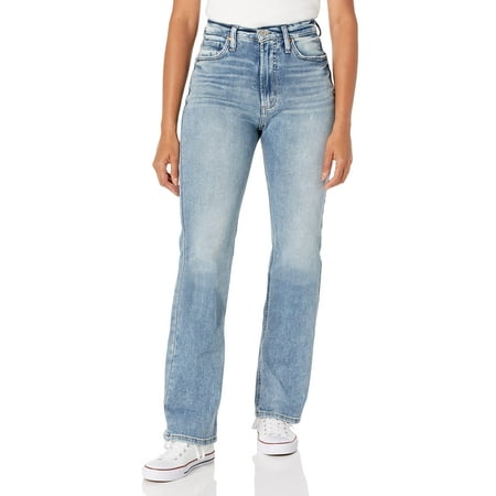 Silver Jeans Co. Women's Vintage High Rise Bootcut Jeans, Med Wash ...