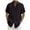 Black, variant on fartey Men Plus Size Cotton Linen Shirts 2023 Summer Short Sleeve Lapel Blouses Solid Color Button Down Casual Tshirt, S-5XL