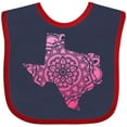 thumbnail image 3 of Inktastic Texas Silhouette Mandala Boys or Girls Baby Bib, 3 of 4