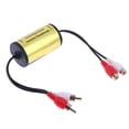 thumbnail image 1 of RCA Audio Noise Filter Suppressor Ground Loop Lsolator For Car And Home Stereo 2×RCA Male 2×RCA Female, 1 of 1