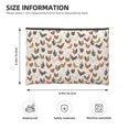 thumbnail image 3 of Cauagu Roosters and Chickens for Tyvek Makeup Bag,Reusable Travel Cosmetic Bag Women Organizer Toiletry Bag Birthday,Gifts for Women Girlfriend Mom Teacher 6.5’’*8.9’’, 3 of 7
