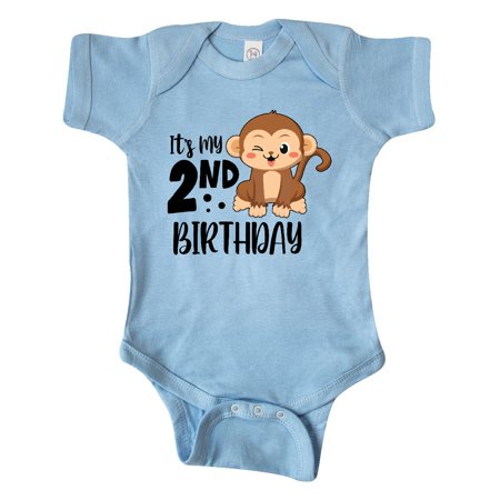 

Inktastic Monkey Its My 2nd Birthday Gift Baby Boy or Baby Girl Bodysuit