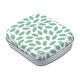 thumbnail image 2 of Caja de hojalata pequeña con tapa, organizador rectangular de latas, caja de almacenamiento vacía Hoja verde, 2 of 8