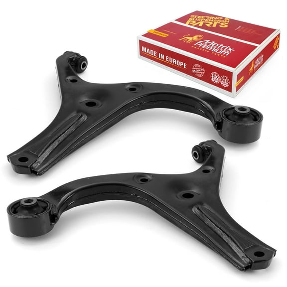 Metrix Premium Chassis Parts - Front Left & Right Lower Control Arm Kit Fits 06 Hyundai Accent, 07-11 Hyundai Accent, 06-11 Dodge Attitude Mexico, 06-11 Kia Rio, Rio5, RK640403 RK640404