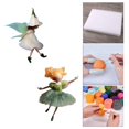 thumbnail image 1 of 2 uds., , decoración , niña lana, ángele de lana, kit para Navidad, cumpleaño material artesanal DIY Soledad artesanía de fieltro de lana, 1 of 10
