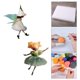 thumbnail image 1 of Kit de de ángeles de hadas de hadas para decoración de hadas de 2 uds para Navidad, cumpleaño material artesanal DI BLESIY artesanía de fieltro de lana, 1 of 8