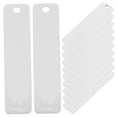 thumbnail image 6 of WORGEOUS 12PCS Engravable Metal Keychain Blanks Titanium Steel Rectangle Stamping Blanks Jewelry Making Engraving Blanks DIY Stamping Tags, 6 of 8