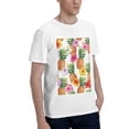 thumbnail image 2 of Bingfone Hawaiian Pineappl Men'S Loose Fit Short-Sleeve Pocket T-Shirt, 2 of 7