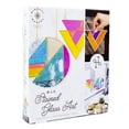 Mindful Makers D.I.Y. Stained Glass Art Set, 2 Geometic Designs