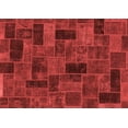 thumbnail image 1 of Ahgly Company Machine Washable Indoor Rectangle Abstract Red Modern Area Rugs, 8' x 12', 1 of 4