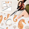 thumbnail image 6 of Yayeee Faucet Mat for Kitchen Sink 30" Diatomite Long Splash Guard Pad, Orange Seahorse, 2 Pack, 6 of 7