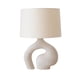 thumbnail image 1 of Lámpara de mesa Lámpara de noche Pantalla de tela simple Lámpara de noche Muestra de lámpara decorativa for habitación, 1 of 6
