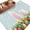 light blue-green, variant on Entryway Rug 2'x3', Easter Small Rug for Kitchen Bathroom Door Mat Indoor Entrance, Wooden Bunny Colorful Eggs Spring Floral Farmhouse Non-Slip Area Rugs Floor Mats Carpet Front Door Rugs