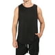 thumbnail image 1 of pstuiky Camiseta sin mangas para hombre, Blusa deportiva sin mangas con cuello redondo y estampado liso informal para hombre Chaleco de hombre l, 1 of 7