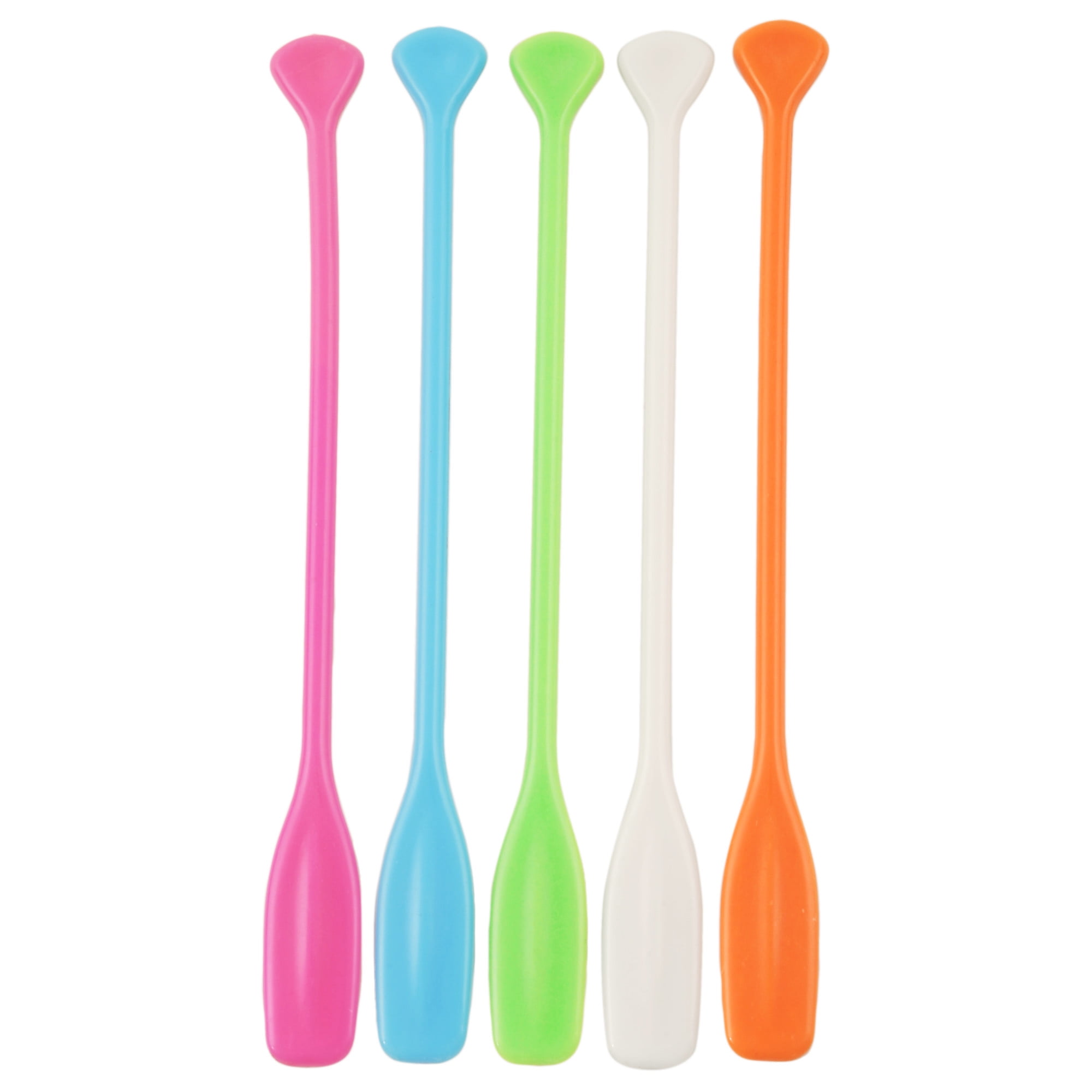 True Party Paddle Stir Sticks, Pack of 5, Multicolor Cocktail Stir