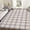 Beige, variant on 2x6 Runner Rug – Ultra-Soft Washable Modern Plaid Low Pile Geometric Carpet for Hallway Entryway Kitchen Laundry – Non-Slip, Stain & Pet Resistant, Foldable – Boho Farmhouse Décor, Beige