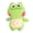 Green, variant on mdesiwst Plush Animal Dog Chew Toy Boredom Stress Relief Squeaky Frog Cat Rabbit Plushie Bite Resistant Dog Teething Cleaning Interactive Animal Toy