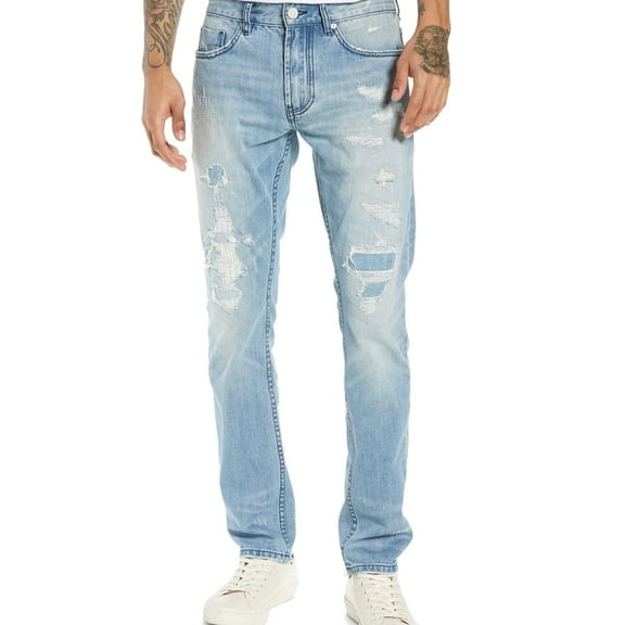 [BLANKNYC] Mens Wooster Slim Fit Jeans, Blue, 28W x 32L