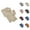 Beige, variant on Couple Knit Three-Piece Ribbed Set – Warm Hat Neck Warmer Gloves for Cold Weather Protection, Cozy Minimalist Style Winter Accessories for Outdoor Travel Daily Wear, Essential Thermal Gift Ideas Ski