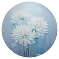 thumbnail image 3 of Ryvnso Abstract Flower Paint Round Plate Mats Dining Table Placemat Set of 6 for Holiday Decoration, 3 of 7