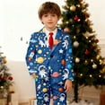 thumbnail image 2 of SRZYMJ Boys Formal Blazers Casual Button Suit Jackets Dress School Sport Coats Navy 11-12 Years, 2 of 4