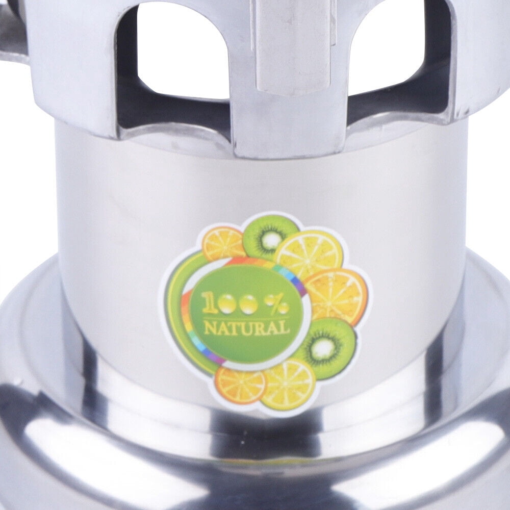 370W Commercial Electric Fruit Juice Extractor Centrifugal Juicer Machine Silver
